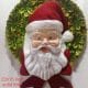 santa wreath - greens