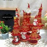 Decorative Christmas Figurines Set