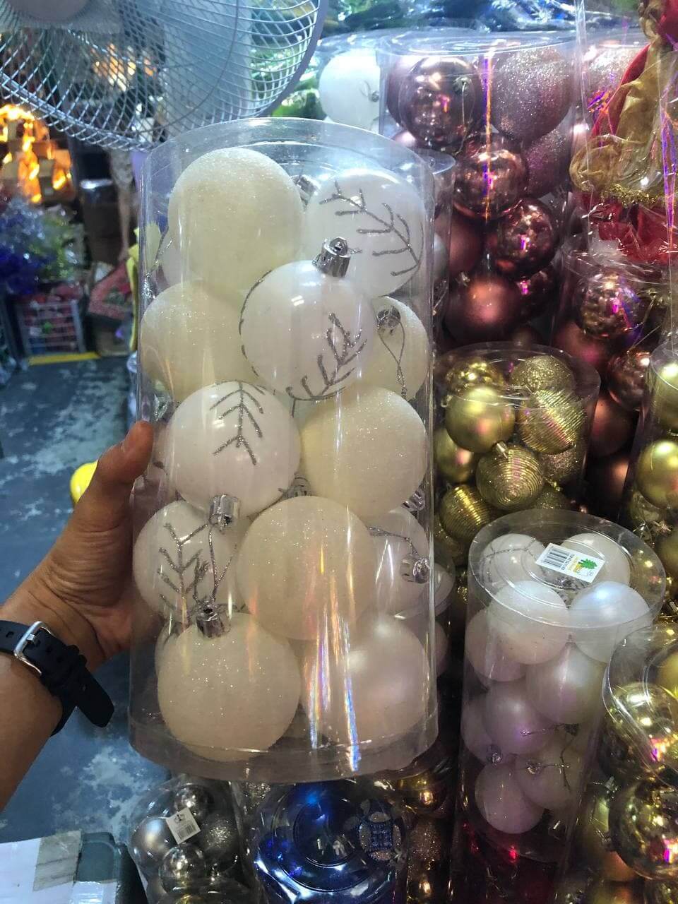 White christmas on sale ball balls