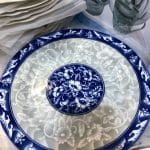 Blue Oriental Plate