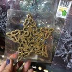 Star Christmas Tree Ornaments (Gold)