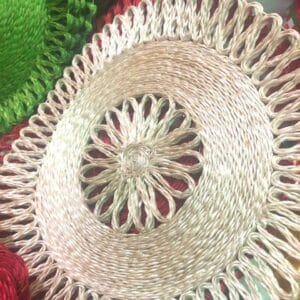 Round Abaca Placemat Plain