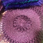 Braided Abaca Placemat Violet