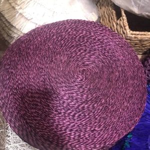 Dinnerware Round Abaca Placemat Violet abaca