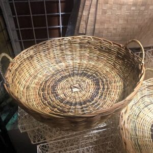 Round Nito basket with handle Basket basket Round Nito basket with handle