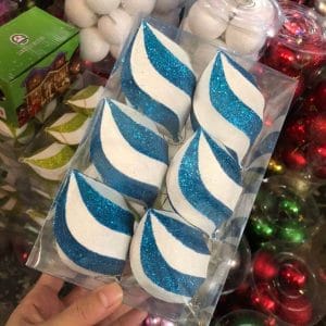 Blue Twist Ball Ornaments Christmas Balls christmas Christmas Balls Blue Twist Ball Ornaments christmas