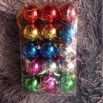 5cm Assorted Christmas balls