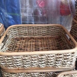 Large Rectangular Baskets with Handle Basket bakset with handle Large Rectangular Baskets with Handle