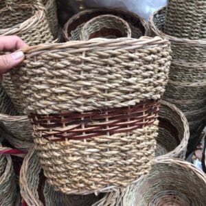 Medium Two Tone Basket Basket basket Medium Two Tone Basket