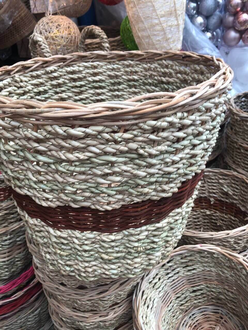 Basket Large Two Tone Basket basket