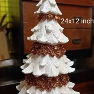 White Christmas Tree Figurines