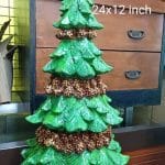 Green Christmas Tree Figurines