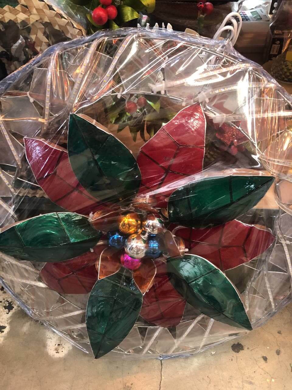 Christmas Decoration Poinsettia Parol christmas decor