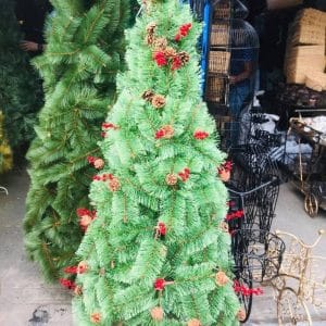 Christmas Decoration 6FT Cherry with Pinecone Christmas Tree 6ft Christmas Tree