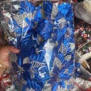 Blue Christmas Flower Christmas Decoration blue flower Blue Christmas Flower