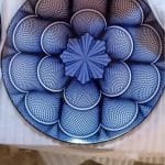 Blue and White Ceramic Plate