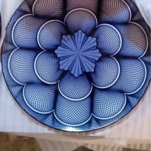 Dinnerware Blue and White Ceramic Plate 10 inches plate