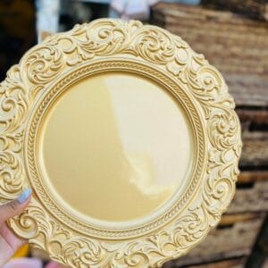 Classy Round Charger Plate