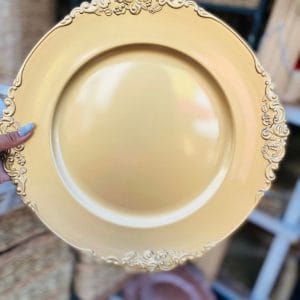 Dinnerware Antique Style Charger Plate charger plate