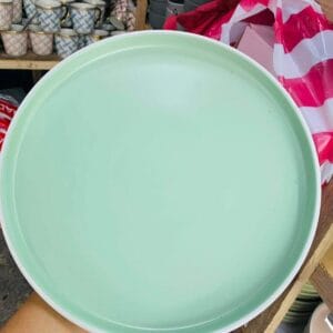 Green Matte Ceramic Plate