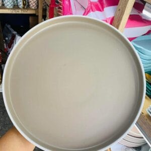 Brown Matte Ceramic Plate