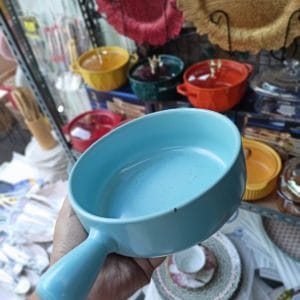 Bowls Blue Round Minimalist Nordic Ceramic Baking Pan appetizer bowl