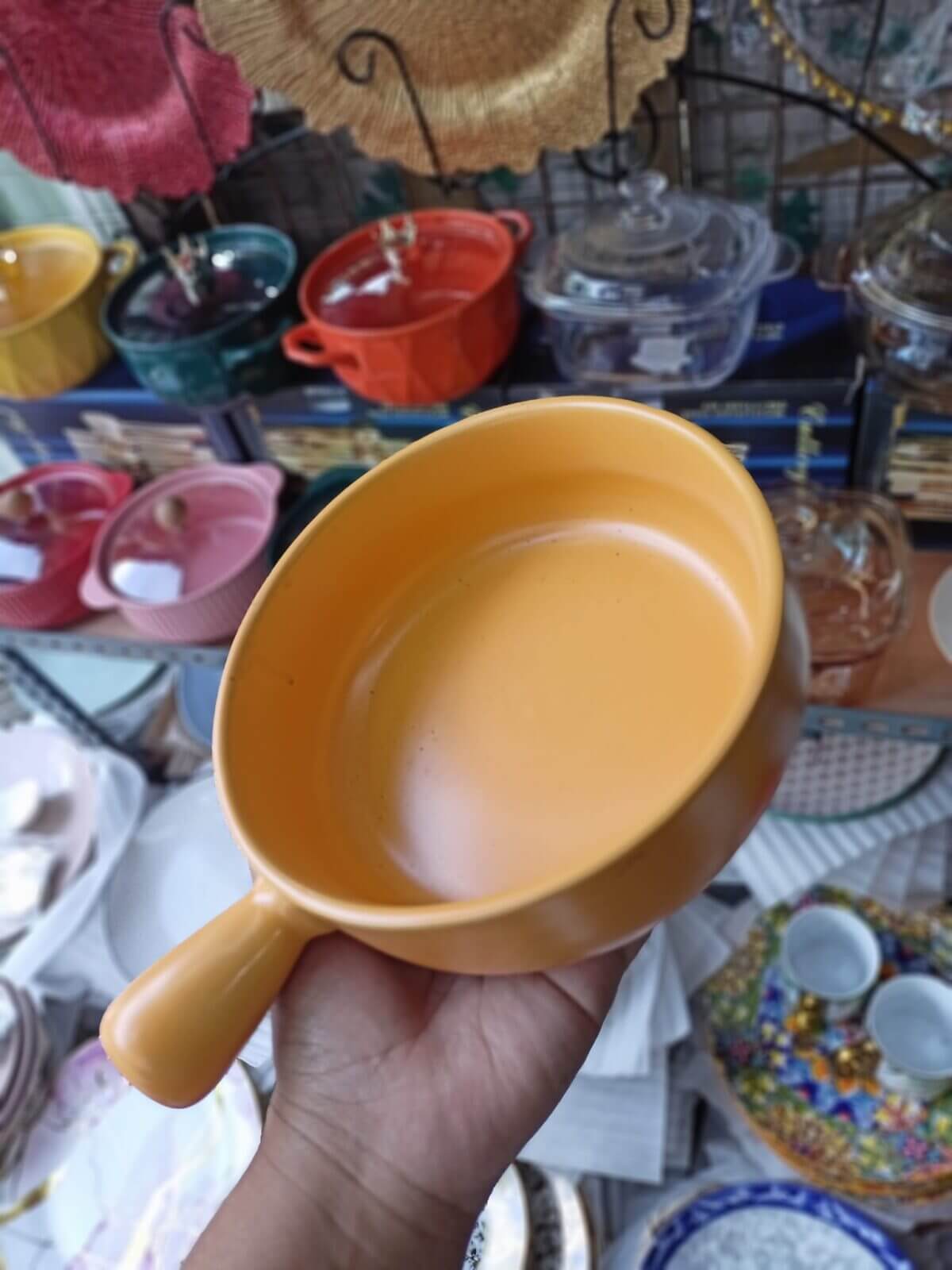 Bowls Yellow Round Minimalist Nordic Ceramic Baking Pan appetizer bowl