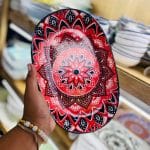 Red Moroccan Serving Plate