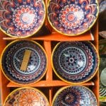 Bohemian Moroccan Style Ceramic Bowls