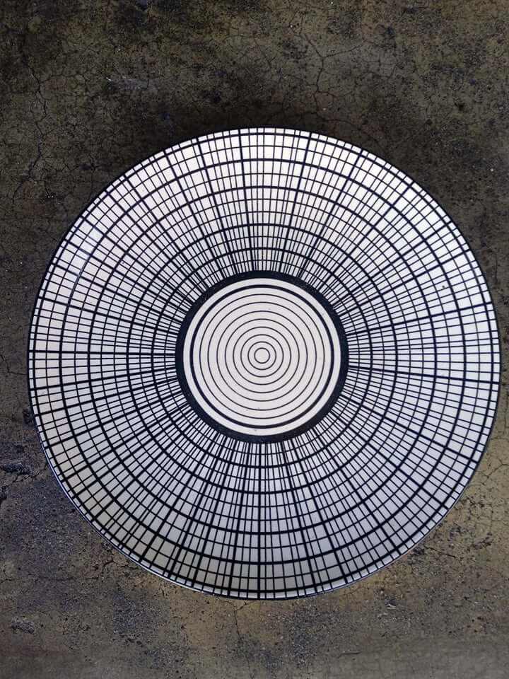 Dinnerware Chinese Classic Bamboo Pattern Plate ceramic plate