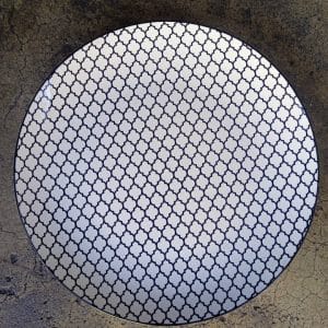 Ceramic Plates Moroccan Tile Geometric Pattern Plate ceramic plate