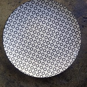 Ceramic Plates Geometric Circle Pattern Plate ceramic
