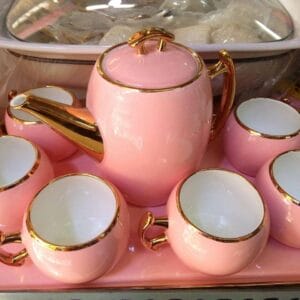 Pink Teacup Set