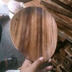 Oval Wooden Plate