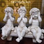 3 piece Angel Figurine Set