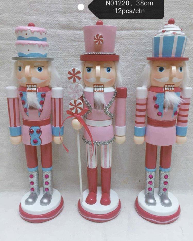 Set Of 3 Wooden Nutcracker Pink Color Dapitan Arcade Online Store   310421918 607762464058546 5864230927391921230 N 