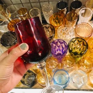 Glass Red Wine Glass ceramic glass