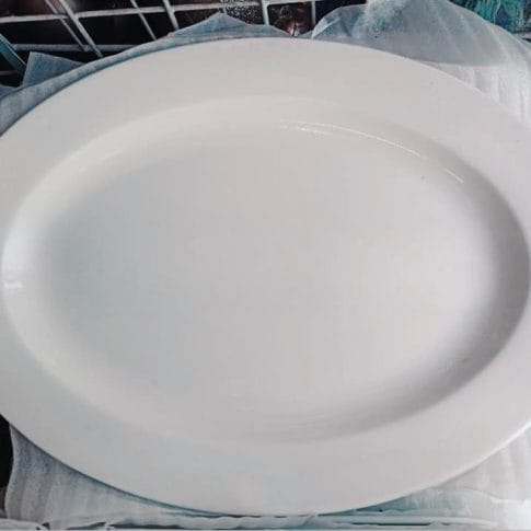 White Oval Serving Platters Dapitan Arcade Online Store