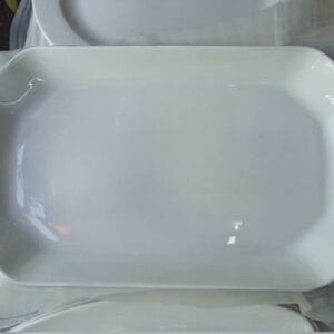 White Ceramic Platter