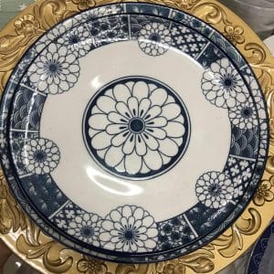 Flower Plates Set of 2 Plates ceramic plate Plates Flower Plates Set of 2 ceramic plate