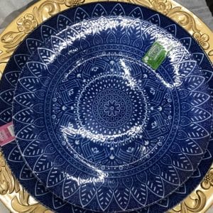 Blue Plate Set of 2 Plates ceramic plate Plates Blue Plate Set of 2 ceramic plate