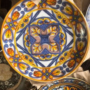 Gold Royal Scroll Moroccan Plates Plates ceramic plate Plates Gold Royal Scroll Moroccan Plates ceramic plate