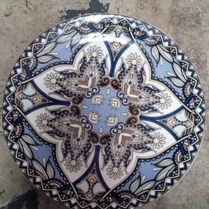 Winter Mandala Plates Plates ceramic plate Plates Winter Mandala Plates ceramic plate