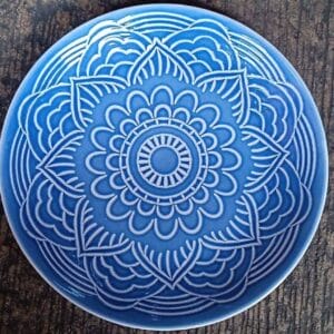 Blue Ceramic Plate