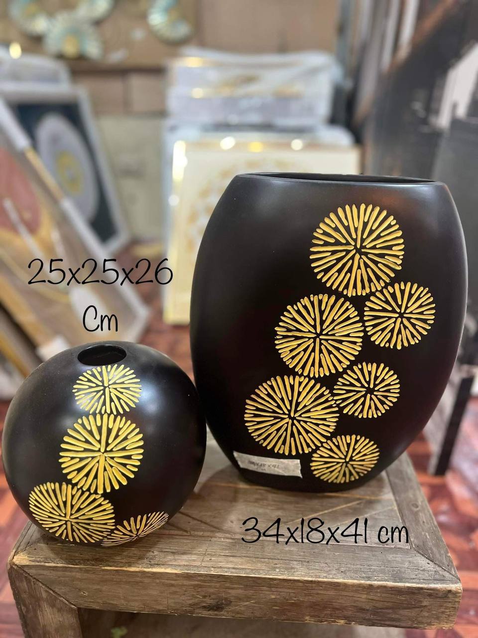 Pottery Classic Round Vase ceramic vase