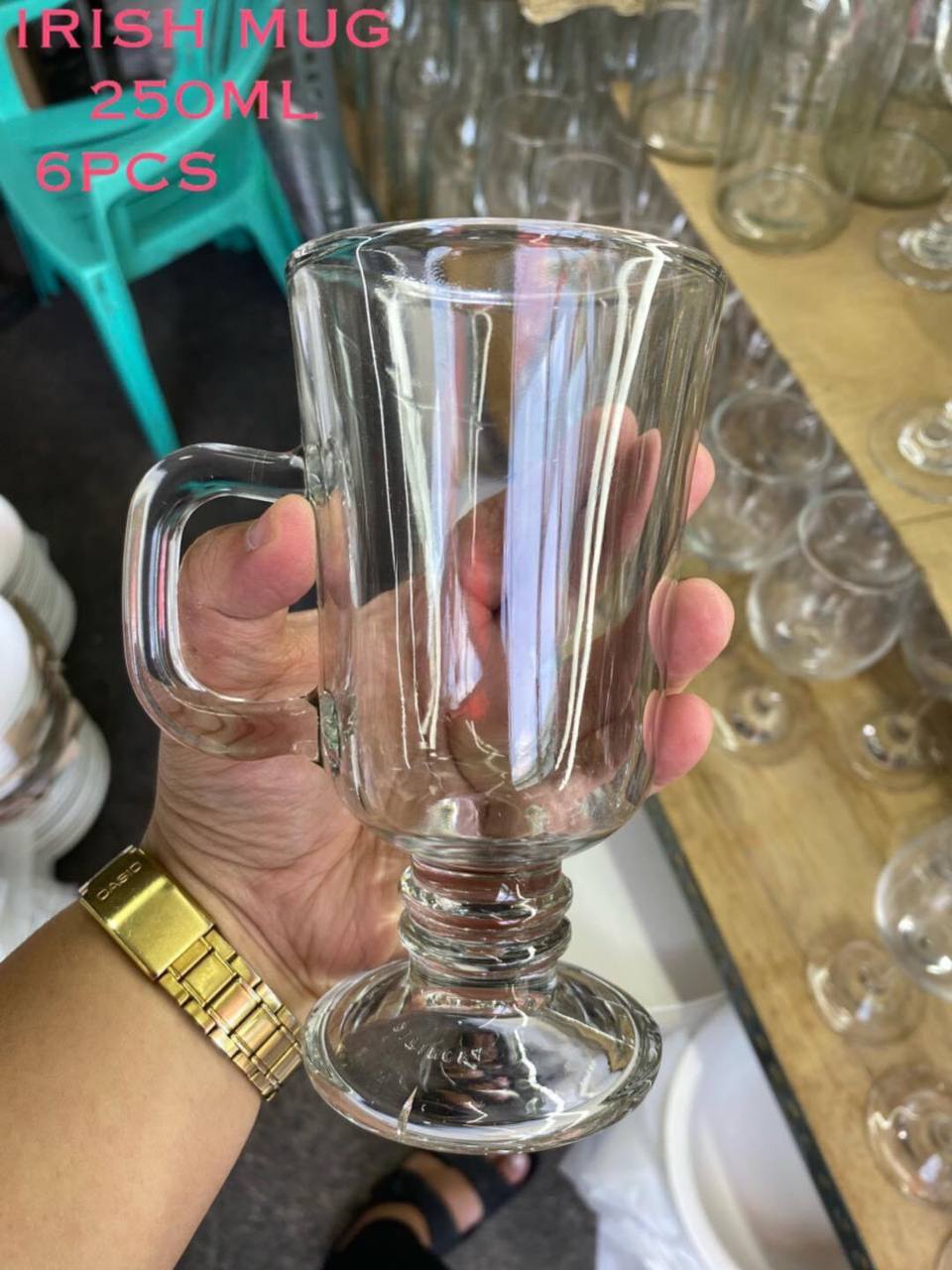 Glass Irish Clear Mug ceramic mug