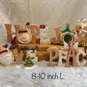 LOVE, PEACE, HOPE, JOY Christmas Tabletop Christmas Decoration Christmas decoration Christmas Decoration LOVE, PEACE, HOPE, JOY Christmas Tabletop Christmas decoration
