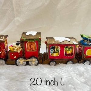 Santa Red Train Decoration Christmas Decoration christmas figurine Christmas Decoration Santa Red Train Decoration christmas figurine