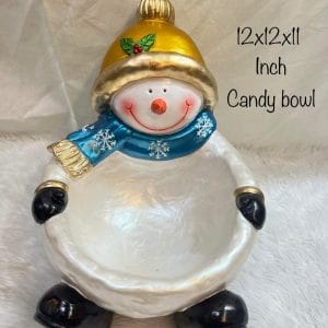 Snowman Candy Bowl Christmas Decoration candy bowl Christmas Decoration Snowman Candy Bowl candy bowl